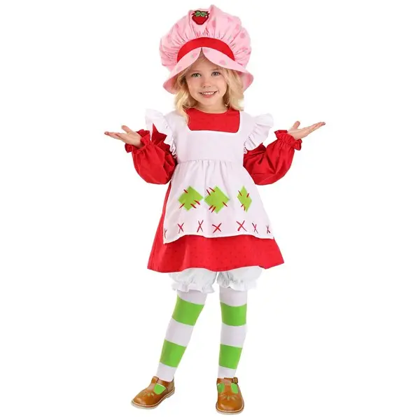 Girl's Toddler Classic Strawberry Shortcake Costume