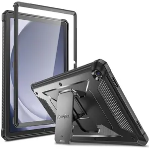 Fintie Heavy-Duty Case for Galaxy Tab A9+ 5G / Tab A9 Plus (11-Inch) with Screen Protector and Kickstand, Shockproof Shell Tablet Protective Case Computer Cover
