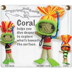 Coral the Diver String Doll Keychain