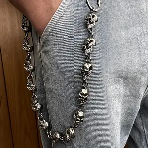 Trouser Chains for Men Pants Chain Jean ChainsBelt Biker Wallet Skull  Punk Heavy GothAccessories Style Design , Retro GothicStyle , Fashionable Clothes Accessories for Men & Women for Daily & PartyDecoration Jeans & Belt Accessory  Motorcycle