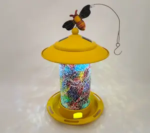 Temp-tations Outdoors Solar Bird Feeder w/ Interchangeable Critter Icons