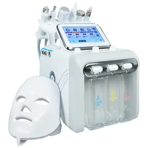 7-in-1 Microbubble Facial Massager with Water and Oxygen Jets Deep Hydration Cleansing Rhinestones