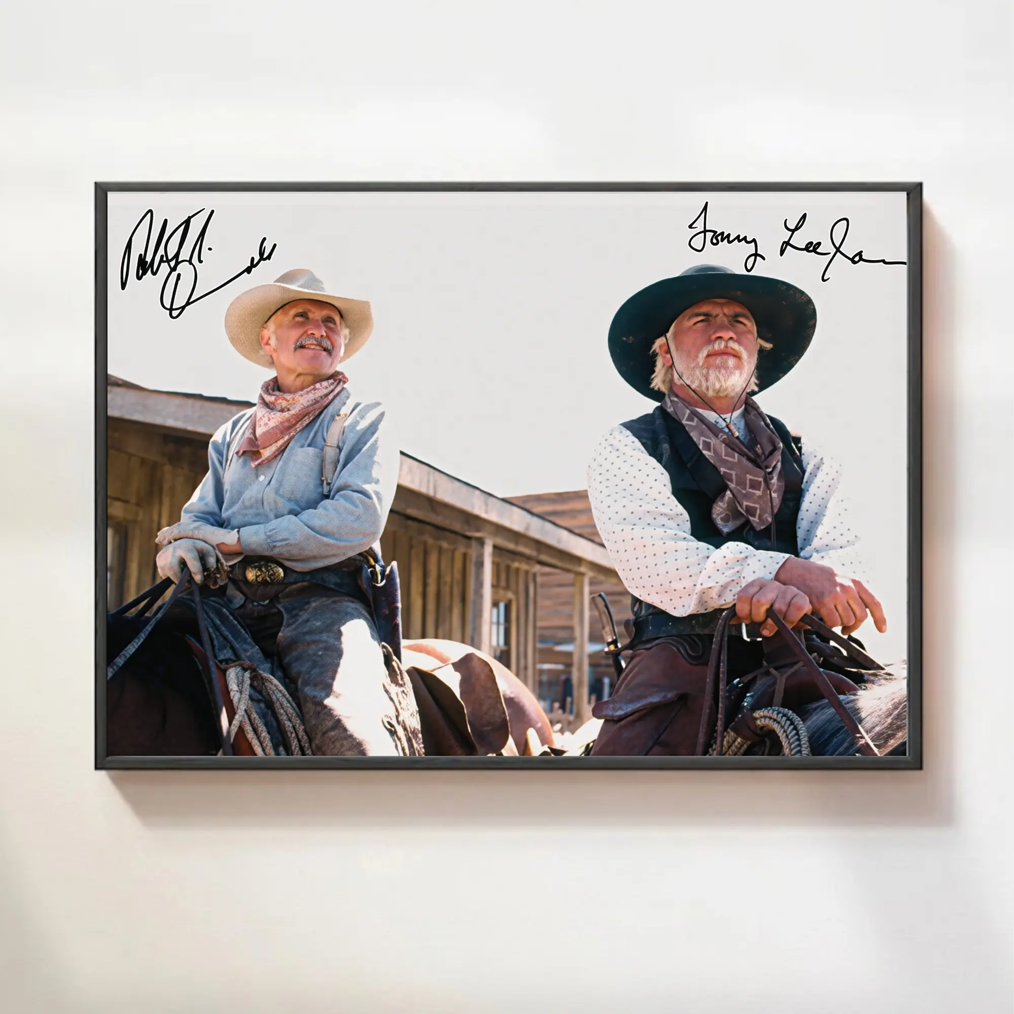 [NO FRAME] Vintage Lonesome Dove Movie Poster, Gus McCrae, Signature Lonesome Dove Poster, Classic Western Wall Art, Aesthetic Print, Wall Decor