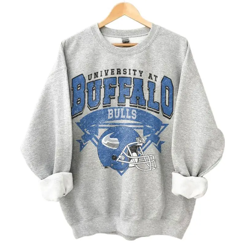 Buffalo Bulls Vintage Football Sweatshirt, University at Buffalo Unisex Football Sweatshirt, Classic Football tee, Sweatshirt For Men And Women, Gift For Football Fans