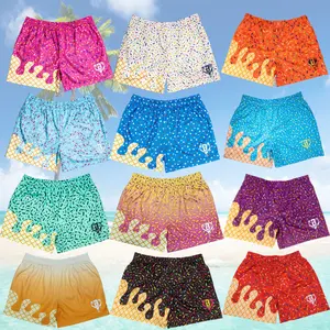 Summer New Adult Youth Baseball Lifestyle 101 Ice Cream Series Batter Up Shorts Oversized Breathable Sports Shorts for Men Unisex Design