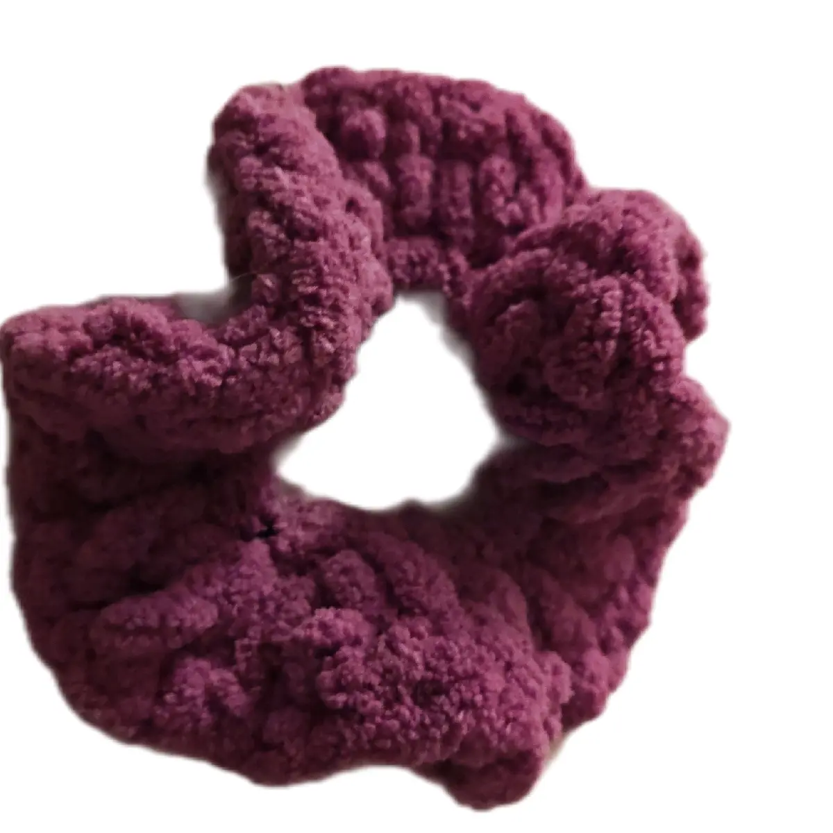 Crochet Yarn Scrunchie - Fashion Hair Accessory