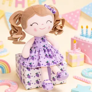 Gloveleya Dolls for Girls 1st Birthday Gift  Plush Baby Dolls for Girls,  Strawberry Grape Fruit Toy, Birthday Gift Idea for Kids 0–6 Years, Sweet Holiday Present for Daughters Toddlers, Birthday Surprise Room Decor