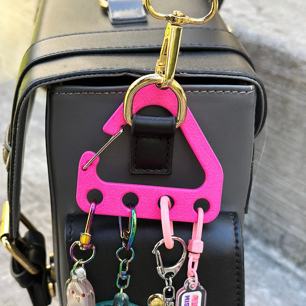Keychain Collector Carabiner - Bright Pink Keychain Collector Carabiner - Bright Pink