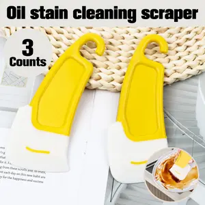 3D Printer Silicone Scraper, 15x6cm Firm Grip Scrapers for Bowl Countertop Stain Removal