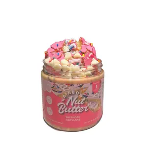 Birthday Cupcake Peanut Butter Nut Butter Frosting Icing Sprinkles Treat Snack Sweet - Baking Supplies Chocolate Nata Cookies Creamy