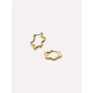 Gold Hoop Earrings - Onda Mini