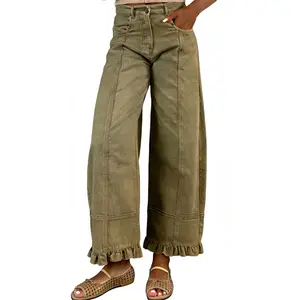 utcoco Barrel Jeans Women 2026  Y2k Patchwork Baggy Boyfriend Denim Pants