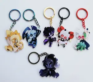 Cookie Run Keychains - Shadow Milk, Pure Vanilla, White Lily, Silent Salt, Candy Apple, Black Sapphire, Golden Cheese, Burning Spice, Hollyberry, Eternal Sugar, Dark Cacao, Mystic Flour