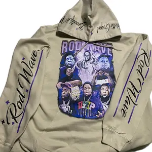 Rod Wave Hoodie Soft Customized Sweaters Casual Menswear Day Stylish Tops