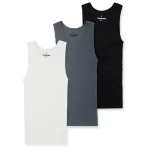 1/2/3/6pcs Ultra-Soft 100% Cotton Fitted Tank Men's fitness sports vest