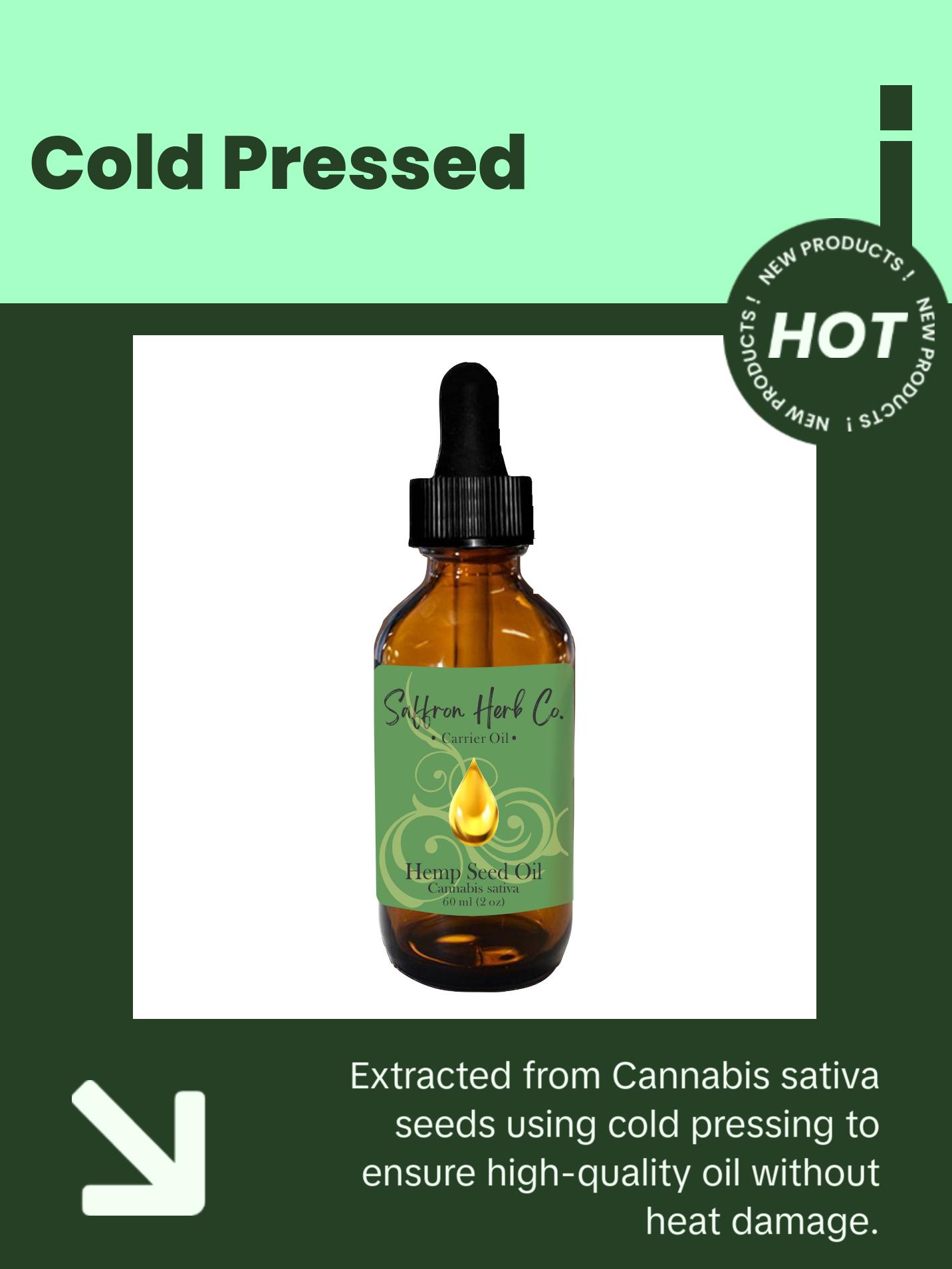 Hemp Seed Carrier Oil