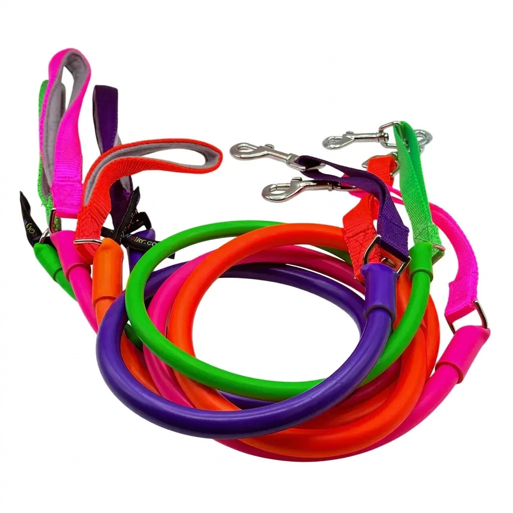 WUNDERleash Original Anti-Pull Dog Leash - 7 ft Bold Sustainable Pet Leash with Natural Rubber, Ergo Grip, Reduces Pulling, Ideal for Daily Walks & Parks, 30-Day Money-Back Guarantee