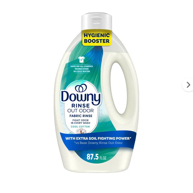 Downy Rinse & Refresh Laundry Odor Remover and Fabric Softener, 1pack 87.5fl. oz. - Cool Cotton
