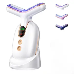 Facial Massager Tool, Skin Care and Double Chin Neck Massage, Face S-culpting Tool with Thermals, Portable Facial Beauty Device, Gift, Trending Products, Beauty Instrument