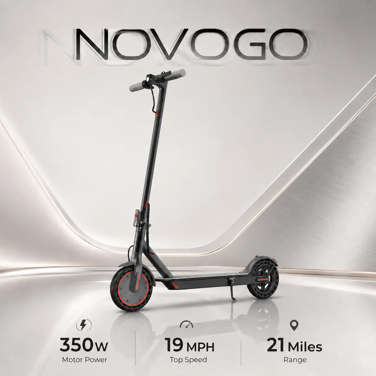 E-Scooter，Foldable Adult Electric Scooter 500W Motor 22MPH Top Speed 21 Miles Long Range, Smart App Control, LED Headlight, Portable Fold Commuter E-Scooter for City & Campus Travel