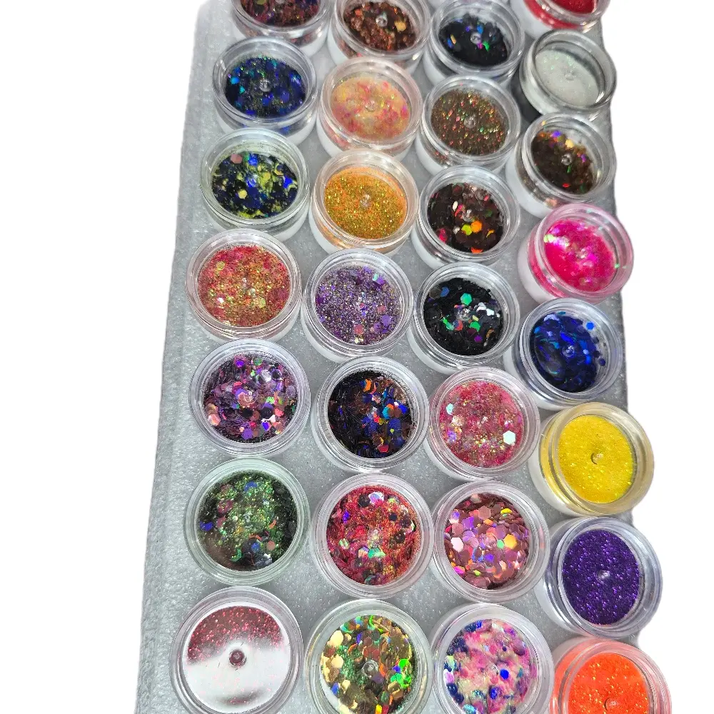 Cosmetic-Grade Glitter Bundle, 30-Count Set