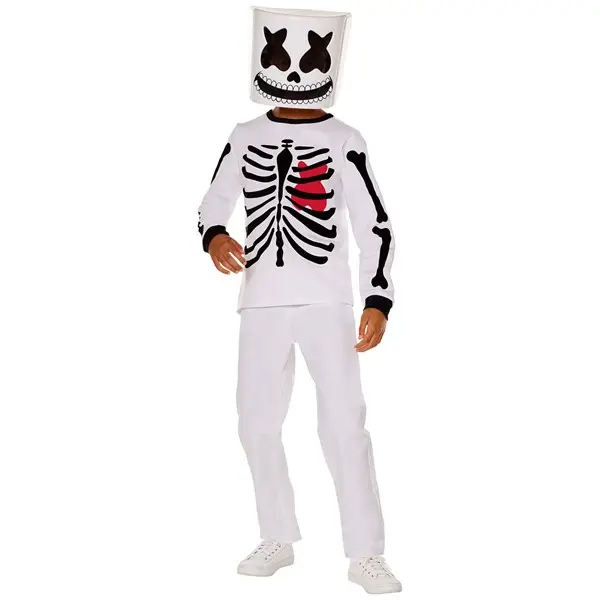 Kid's Marshmello Skeleton Costume