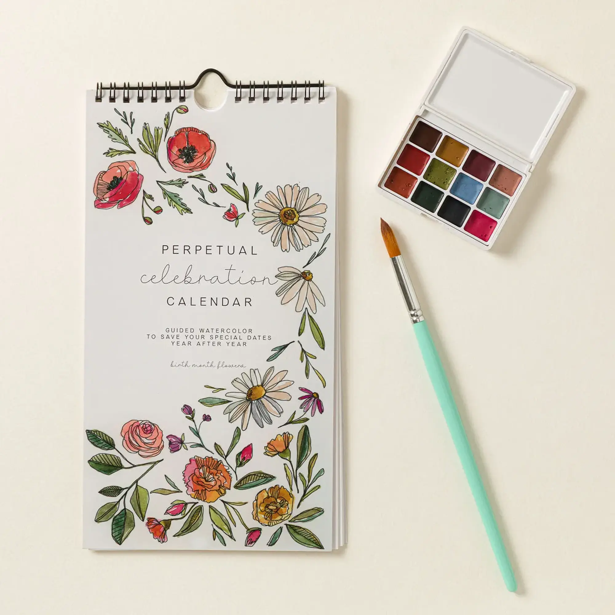 DIY Birth Month Flower Perpetual Calendar