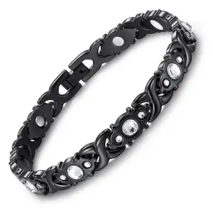 Women's Magnetic Bracelet, Stainless Steel Detachable Energy Magnetic Bracelet, Perfect for Women's Magnetic Bracelet Gifts