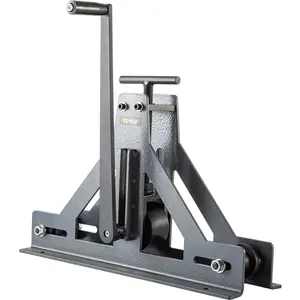 【Summervibes】VEVOR 1-1/2\" Tubing Rolling Bender Manual Square & Rectangular Tube Bender 14 Gauge Roller Tubing Roller Flat Bar Bender For Mild Steel Cooper & Aluminum