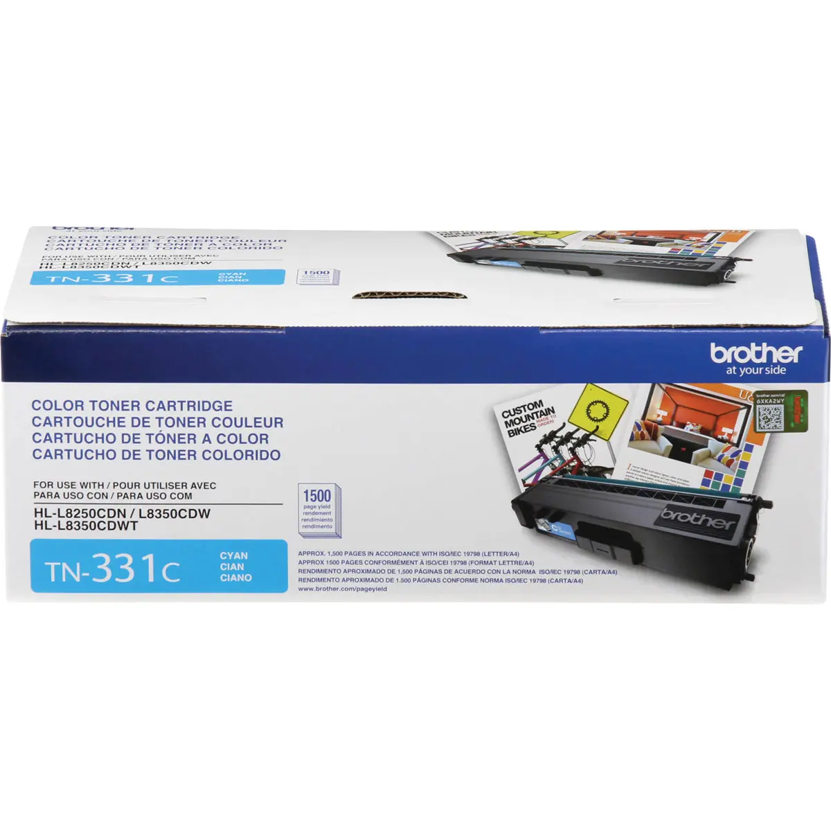 Brother TN331 Standard Yield Toner Cartridge, Up to 1500 Pages, Cyan