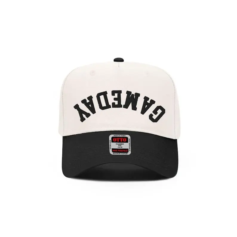 Game Day Hat Upside Down Two Tone Hat for Game Day Football Snapback Gift for Football Fan Trucker Hat for Football Tailgate Hat Unisex Hat