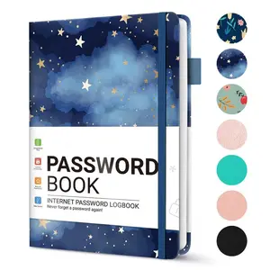 Password Keeper Office Stationery - Compact Notebook with Alphabetical Tabs, Internet Address and Login Organizer for Seniors