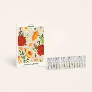 Originals Discovery Set, Dossier, Unisex Perfumes, Black Shadow, Call me Vanilla, Chasing the Sun, Free the Musk, IT Factor, Milky White, Zest for Life, Oud & Rose on Fire