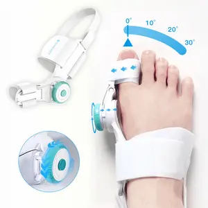 Upgrade Bunion Corrector Sleeve – Adjustable Steel Cable Toe Splint Tool for Big Toe Alignment, Pain Relief & Hammer Toe Support | 1 Pcs Medical Accessories Healthcare Pad, Braces with Anti-Slip Heel Strap, Fits Left/Right Foot, All-Day Comfort, Orthopedi