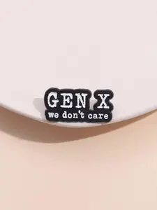 Letter Design Brooch, Creative Alloy Badge for Clothes, Fashion Accessories for Men & Women,  Enamel Pin Suitable for Backpacks, Jeans, Scarves, Hats Decoration