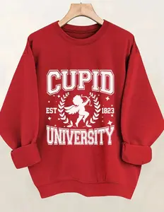 Cupid University Sweatshirt, Cute Valentine's Day Shirt, Funny College Sweatshirt