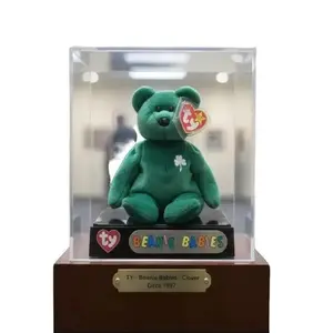 Erin The Beanie Baby - Green Plush Toy with Heart Tag, Circa 1997