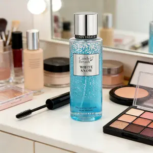 CANDY BREATH WHITE SNOW Body Mist 250ml | Fresh & Clean Snow-Inspired Scent, Long Lasting Fragrance Spray for Women, Large 8.4 fl oz Bottle, Perfect for Everyday Refresh, Winter & Affordable Gift