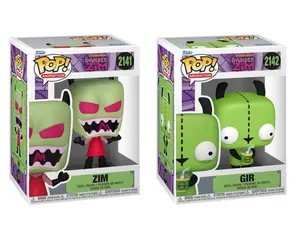Funko Pop! Invader Zim Series (Zim & Gir) Vinyl Figures
