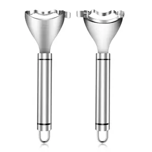Magic Corn Peelers, Corn Stripper Corn Cob Stripper Tool,Corn Cob Peeler,Stainless Steel Corn Thresher With Ergonomic Handle For Kitchen Gadget (2pcs)