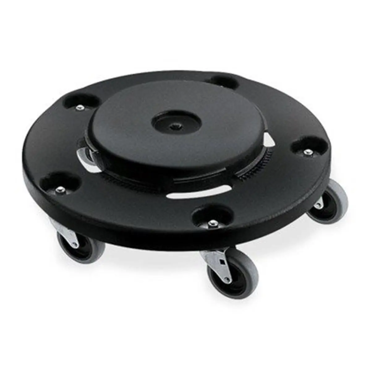 Rubbermaid Easy Twist Round Dolly - Easy to Use, 350 lb. Capacity, All-Plastic Construction Heavy-Duty Folding Trolley, Chipping-Resistant Home Improvement & Building Supplies Cart, Mobility