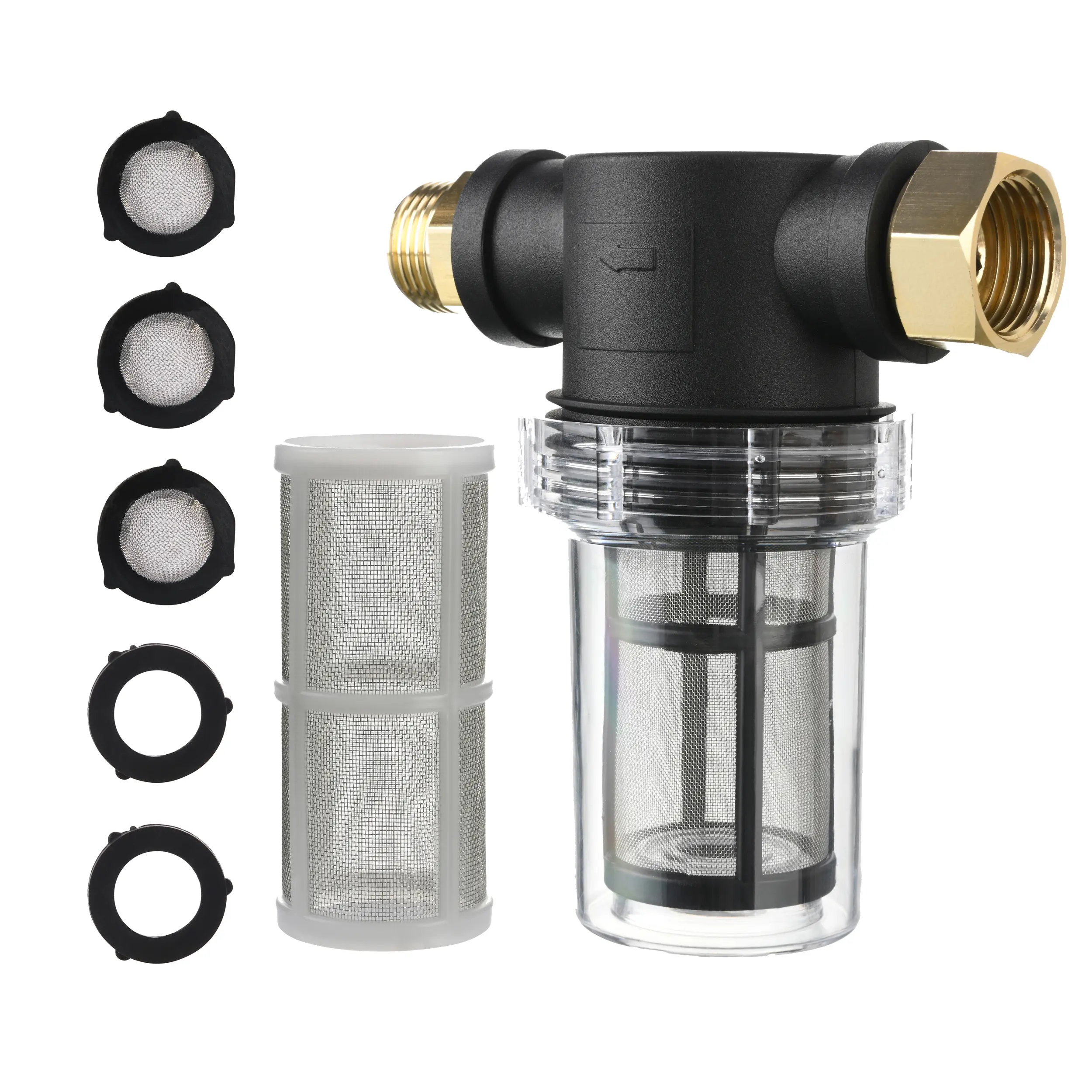 MMINGLE Garden Hose Filter for Pressure Washer Inlet Water Inline ...
