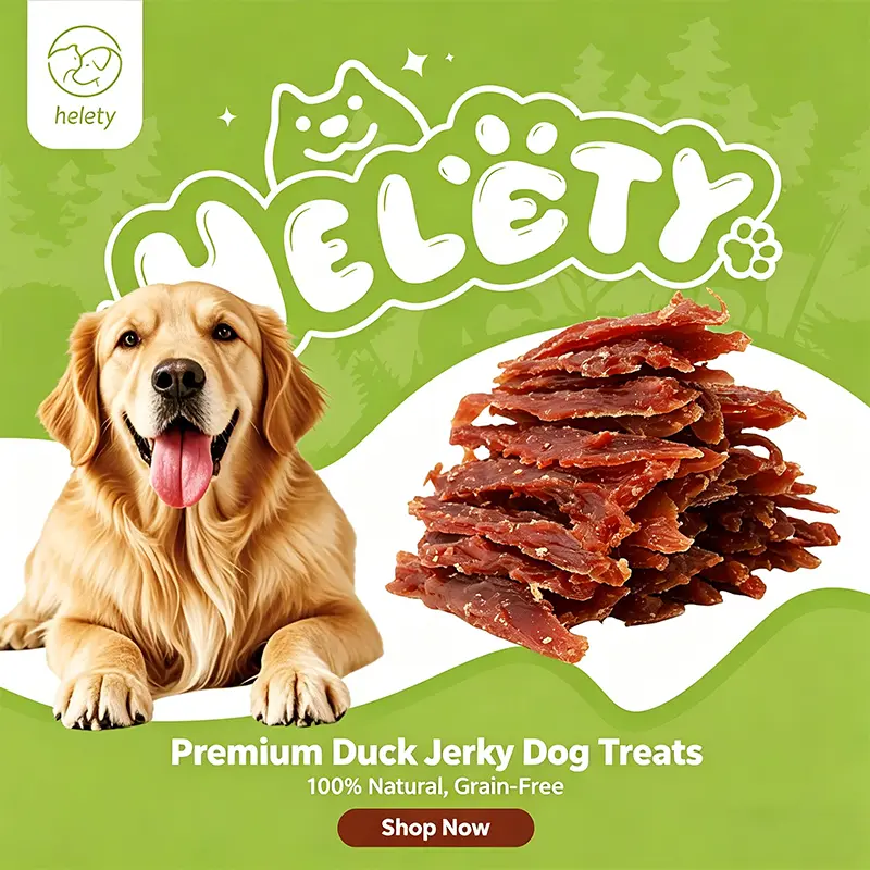 HELETY Dog Training Treats, Low Calorie Soft Chews, Natural Duck Flavor, Rewards for Small & Large Dogs Adult Dogs