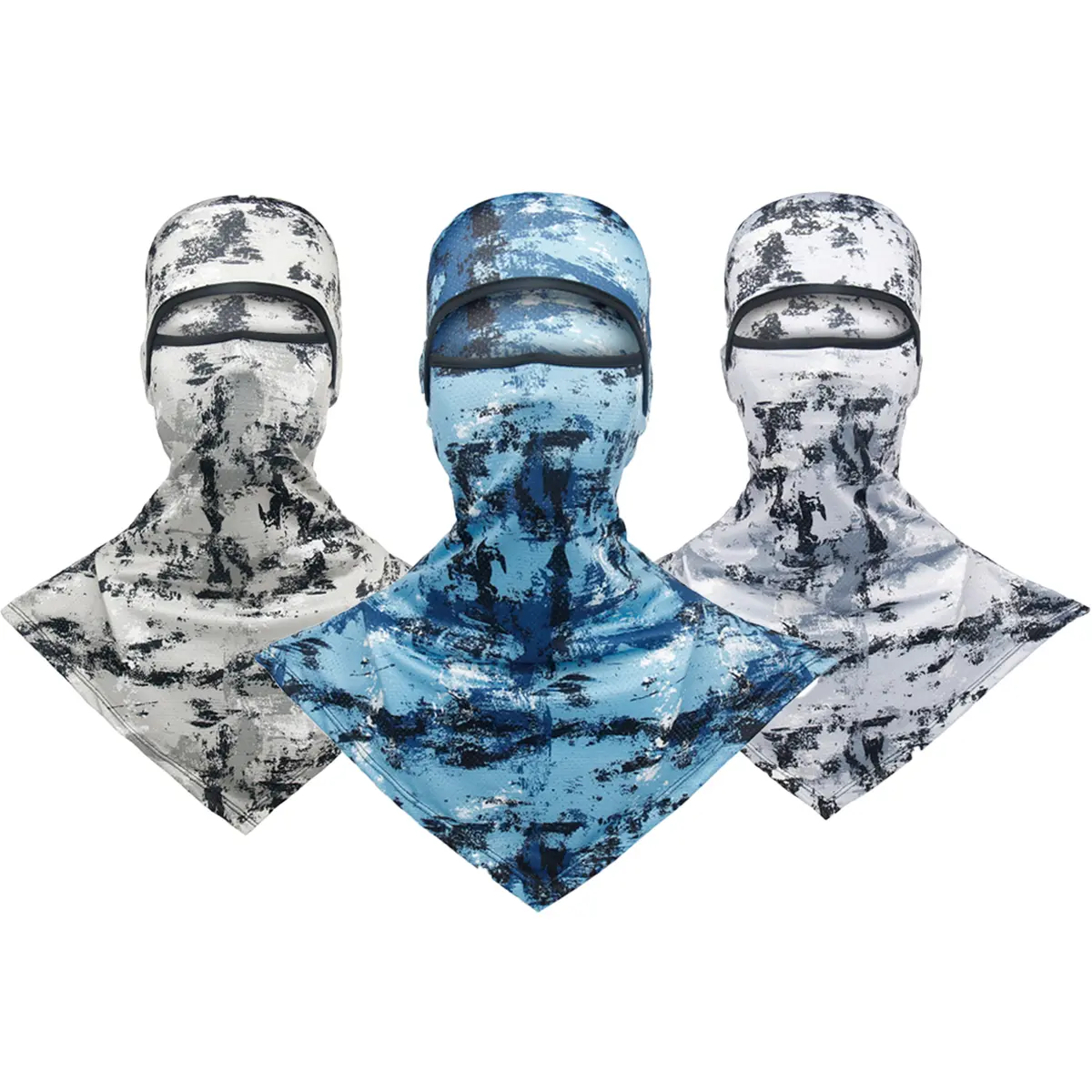 3PCS Balaclava UV Protection Face Mask Cycling Sun Hood Tactical Masks for Men Women Outdoor Sports Full Face Cover