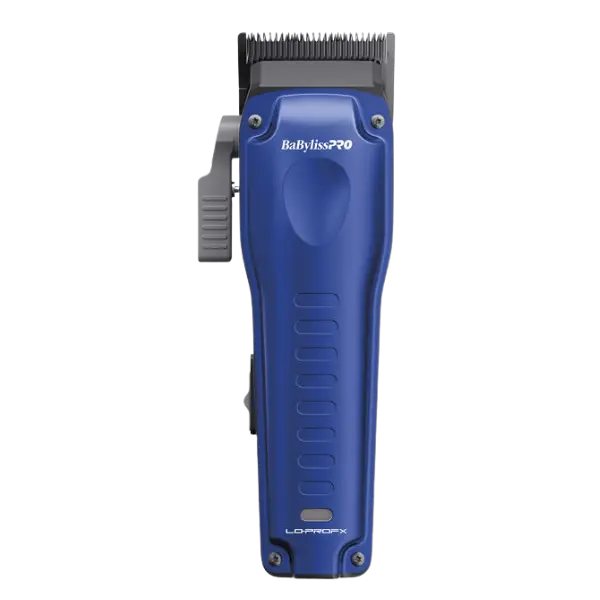BaBylissPRO Lo-ProFX Blue Compact Series FX82 Durable Cordless Barber Clippers - Titanium, USB-C, Rechargeable, All Metal, New High-Capacity Battery, Wireless Charging for At-Home Haircuts