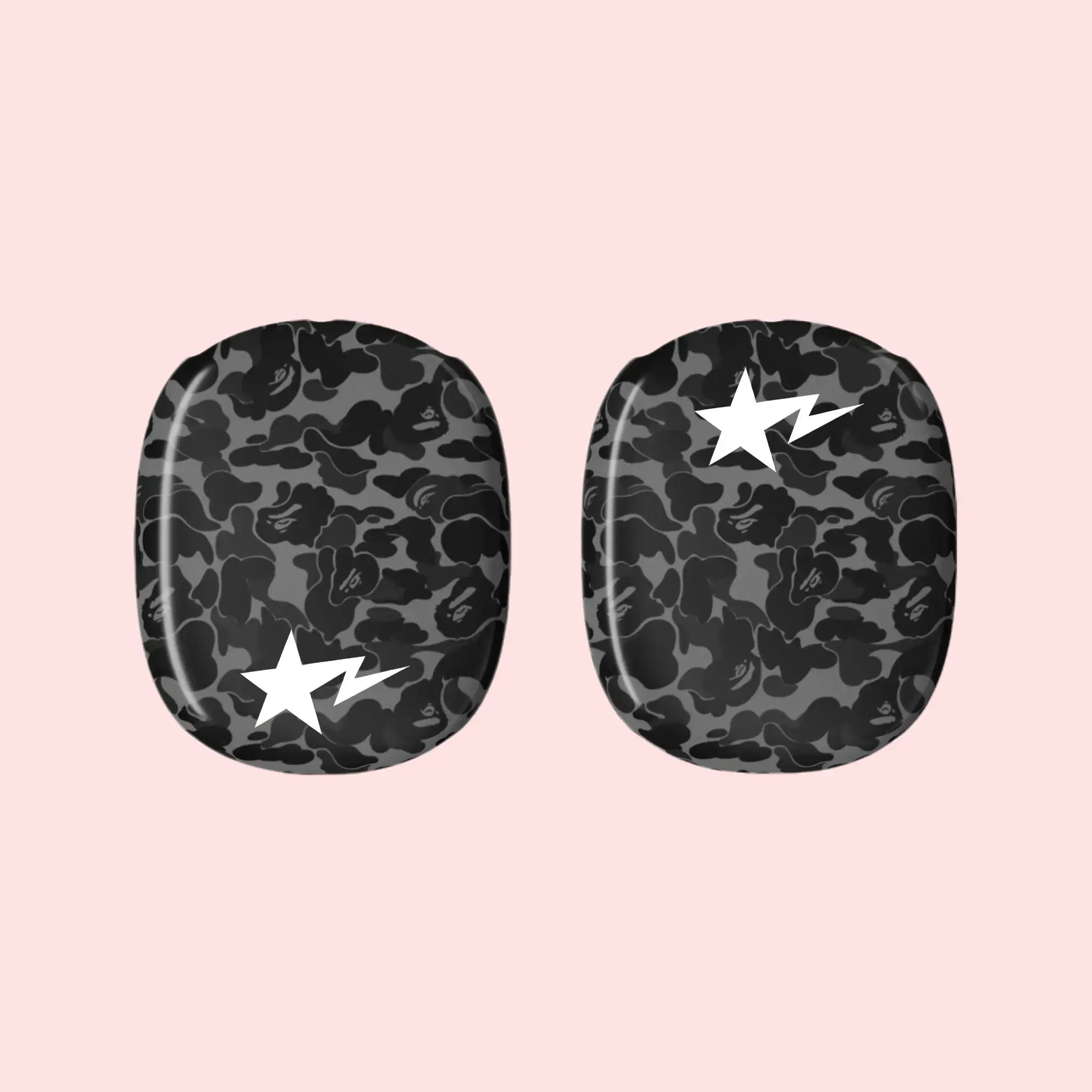 Dark Gray Camo Airpods Max Cases, Hypebeast Accessory Streetwear Aesthetic Headphone Cover – FASTSHIPPING