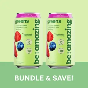 Fiber & Flavor Bundle | Be Amazing Mixed Berry Daily Greens Drink Bundle Fiber & Flavor Bundle | Be Amazing Mixed Berry Daily Greens Drink Bundle