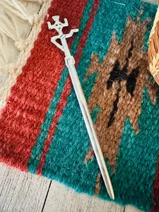 Handcrafted Sterling Silver Kachina Letter Opener