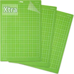 Mat for Cricut Joy Xtra, 8.5x12 Green Adhesive Light Grip  Mats Set, Joy Extra Accessories and Supplies(3 StandardGrip Sheets)