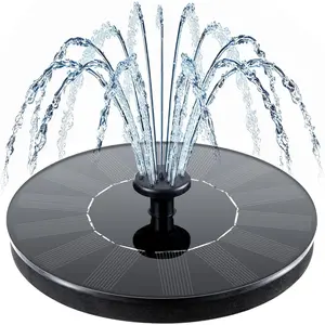 Solar Bird Bath Fountains, Upgrade Solar Fountain Pump Free Standing Floating Solar Powered Water Fountain Pump for Bird Bath, Garden, Pond, Pool, Outdoor